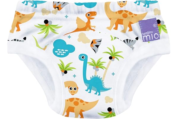Bambino Mio, Culotte d'apprentissage Lavable, unisexe, pour garçons et filles, dino, 2-3 ans