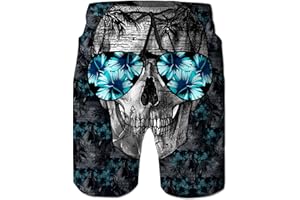 ALISISTER Costume Uomo Mare 3D Stampa Spiaggia Costume da Bagno Estate Pantaloncini Tronchi da Surf con Fodera in Rete S-3XL