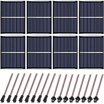 Mini Panneau Solaire Portable 5V 60mA - 68x36 Mm, Pour Projets DIY, Chargeur Solaire, Science - Lot De 1, 5 Ou 10 - 5
