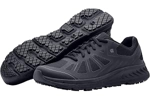 Shoes for Crews 22782-45/10 Style Endurance II halkfria skor för män, storlek 10, svart - EN säkerhetscertifierad, 45 EU