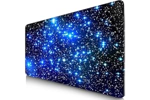 SIDORENKO XXL Gaming Mousepad - 900 x 400 mm - Bordi Senza Frange - Antiscivolo - XXL Tappetino Mouse I Desk Pad - la Superficie Speciale migliora la velocità e la precisione I Blu