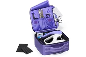 Prym 612840 Nähkoffer VARIO – flieder/violett – 260×240×110 mm – Organizer für Nähzubehör – verstellbare Fächer – ideal für VARIO Creative Tool – leichte Nylon-Box ohne Inhalt