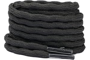 Stepace Cordones Redondos para Botas de Senderismo y Montaña, Trekking Zapatos, 15 Colores, 100-180cm, 5.5mm Diámetro