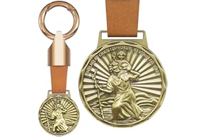 Anwlki Święty Krzysztof skórzany breloczek do kluczy, medal Święty Krzysztof, medal, chroń nas, przyjdź dobra, do domu, samochodu, motocykla, kierowcy, patrona