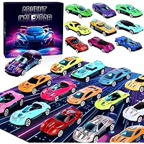 Calendrier de l'Avent Cadeau de Noël Enfant Jouets de Voiture 24 pièces - Maison Calendrier de l'Avent Cadeau de Noël Enfant Jouets de Voiture 24 pièces - Maison