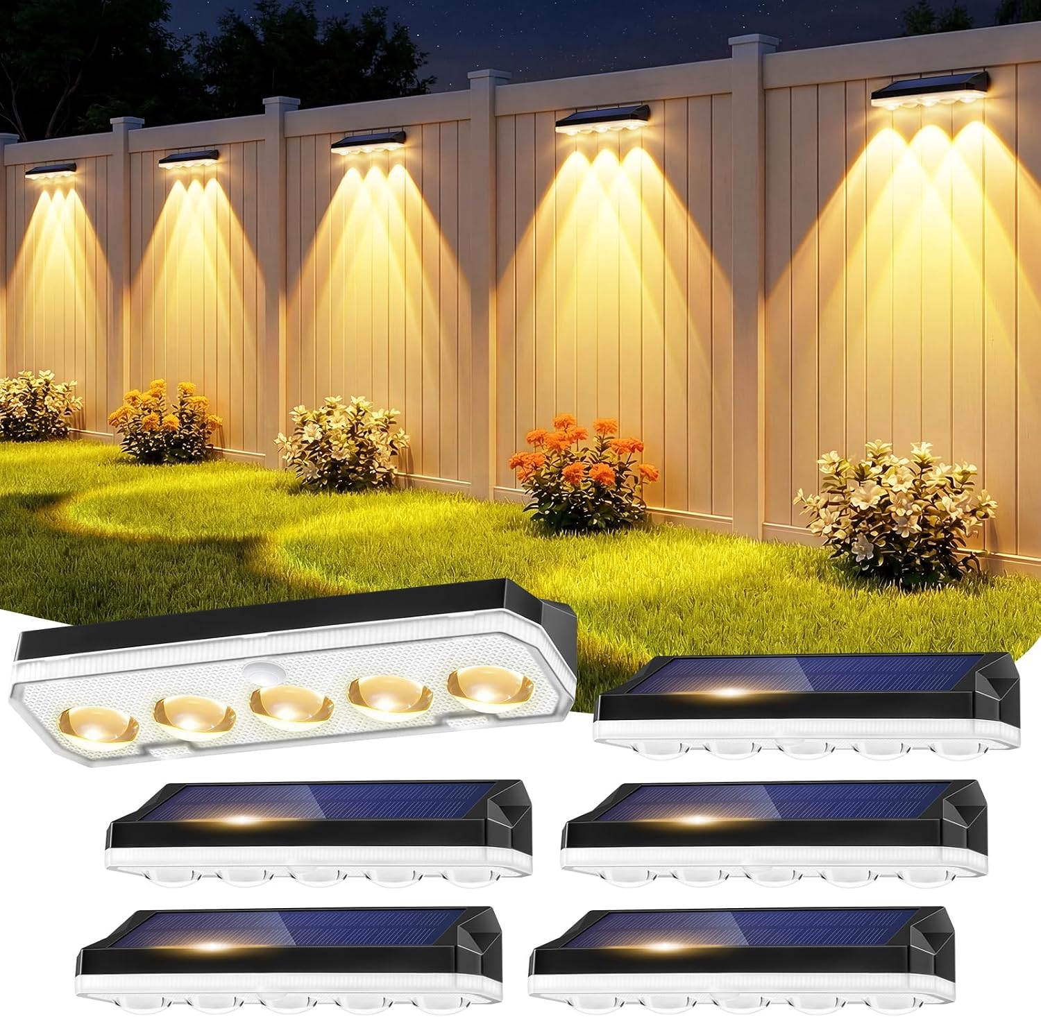 Retour d'Expérience & Bilan Utilisateur : Wonkelly Solar Fence Lights Outdoor 6 Pack So