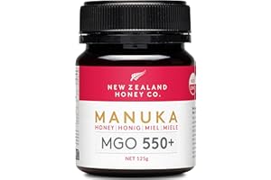 New Zealand Honey Co. Miele di Manuka MGO 550+ | Attivo e lordo | Prodotto in Nuova Zelanda | 125g