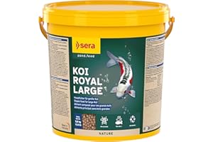 sera koi royal large 21 l 5,8 kg | mangime per grandi Koi 21.000 ml | senza coloranti e conservanti