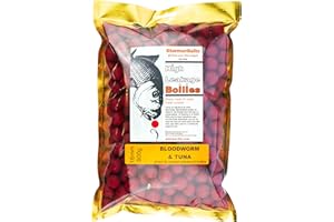 StarmerBaits 18mm bloodworm & tuna shelf life boilies for carp and coarse all season fishing (900g-25kg)