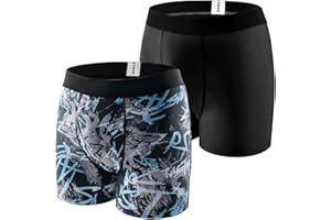 CARER HEALTHCARE INCONTINENCE PREGNANCY Carer Pack de 2 Calzoncillos para Incontinencia Hombre, Ropa Interior Funcional Reutilizable de Algodón con Almohadilla Absorbente Ergonómica de 100 ml para Pequeñas Pérdidas de Orina Talla 3XL