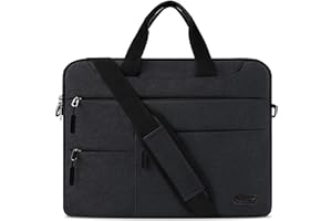 NUBILY Borsa Porta PC Tracolla 14-15,6 Pollici Uomo e Donna Laptop Sleeve Borsa Notebook Computer Portatile Sottile e Impermeabile Lavoro Viaggio Borsa