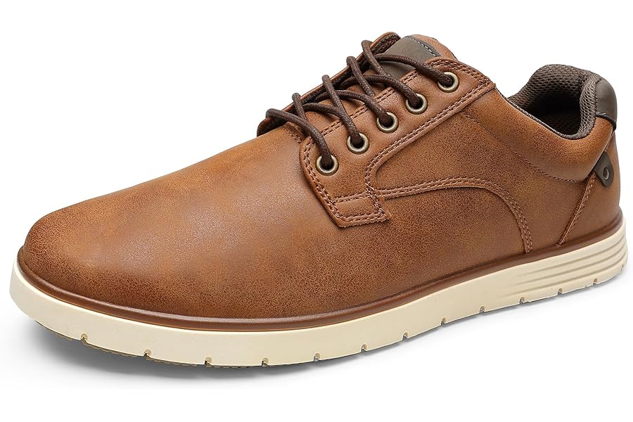 festooning Men's Casual Dress Shoes Loafers for Men Casual Sneakers Shoes Lace Up Comfortable Oxfords Slip-on with Non-Slip Rubber Sole