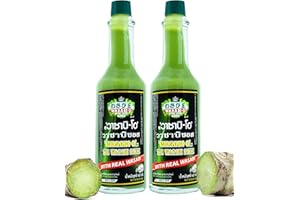 Wasabi-O Wasabi Sauce - Freshly Grated Wasabi Revolutionised Hot Sauce for Sushi, Sashimi, Meat & Seafood - Perfect for Roast Beef & Roasted Veggies - Health - Global Appeal - 2 Packs of 62g/2.2Oz