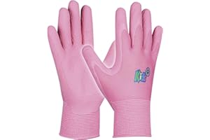 GEBOL Rękawice ochronne KIDS | rozmiar 5-8 lat | różowe | rękawiczki dziewczęce | 1 para