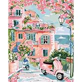 JATOK Dipingere con i numeri, adulti con cornice, Paint by