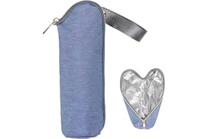 BNOYONERAS Isoliertasche Babyflasche Isoliertasche Flasche Thermotasche Babyflasche Baby Bottle Thermal Bag Mit Isolierschicht Baby Isolierbeutel Flaschentasche Kühltasche Isoliertasche für Milchflasche 25 x 7cm