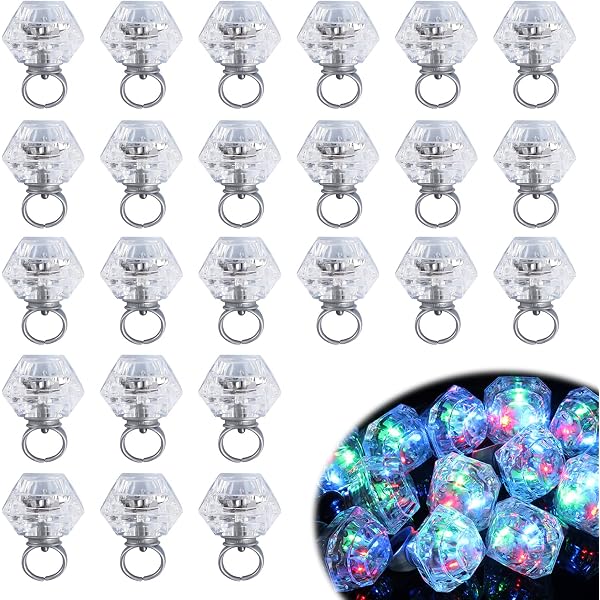 KARELLS Lichtgevende Ringen – 5 Kleuren, LED, Zacht Siliconen – Voor Feestjes, Festivals En Kinderspeelgoed – 24 Uur Batterijduur