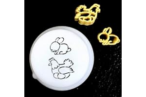 BNN RECIPE BNNAPPOLP00 - Pâques - Poule et Lapin - Accessoire Pasta Maker