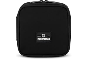Johnny Urban Kabeltasche Organizer Black - Ted - Stylische Kabel Tasche für Reise & Travel - Tech Case als Zubehör Bag Accessoires - Elektroniktasche aus Recyceltem Material