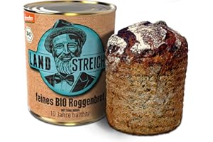 LANDSTREICHER Demeter Bio Dosenbrot, 10 Jahre haltbar (1, Roggen)