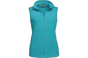 Outdoor Ventures Damen Weste Fleece Outdoor Polar Fleeceweste Ärmellos Jacke Luafwesten für Frauen Softshell Bodywarmer mit Taschen für Laufen Wandern Camping