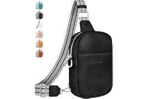 Vantamo Crossbody Bags for Women: RFID Blocking Vegan Leather Sling Bag with Anti-Pickpocket Clip - Trendy & Compact, Secure Style for Everyday Use with Peace of Mind Promise -3 Sizes, 6 Colors