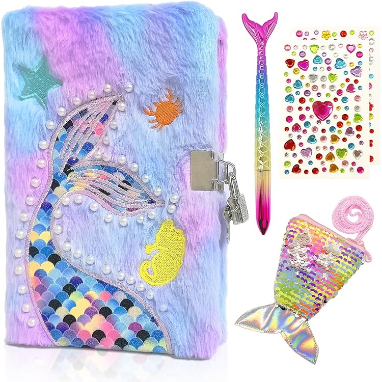 Diario Secreto Para Niñas Con Candado Y Bolígrafo De Tinta Invisible - 80 Hojas, 19x13.5 Cm, Regalo Para Niñas 5-12 Años