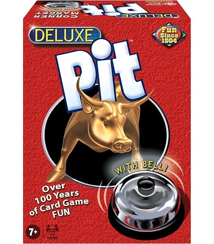 Hasbro Gaming Pit – Gioco Di Carte Velocità Per 3-8 Giocatori, Versione Francese, Con Campanello