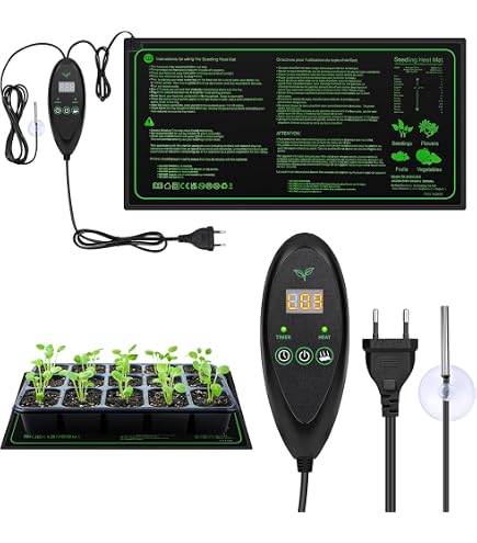 Produktbild von Heizmatte Für Pflanzen & Reptilien – 25x52,5 Cm, 21 W, Wasserdicht, Für Keimung & Terrarien