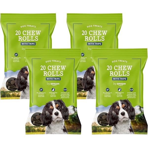 Snack Per Cane Con Trippa - 20 Involtini Masticabili, Per Pelle, Ossa E Digestione Sana - Foto 4