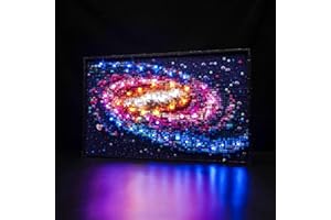 BrickBling LED Light Set for Lego 31212 The Milky Way Galaxy (No Lego), Decorative Lighting Set for Lego The Milky Way Galaxy Creative Toy - Standard Version