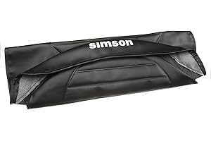 UNBEKANNT Sitzbezug Simson SR50, SR80 schwarz, strukturiert, wasserdicht