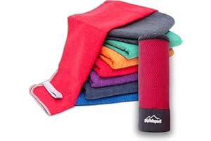 gipfelsport Mikrofaser Handtuch Set - Microfaser Handtücher für Sauna, Fitness, Sport | Strandtuch, Sporthandtuch | 8 Größen | 13 Farben