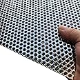 FengYoo 304 stainless steel perforated sheet-perforated metal sheets-Perforated Stainless Steel Sheet-20GA 0.2" Hole （about 5mm 1/5"）19.6" X9.8"-Metal Mesh Sheet