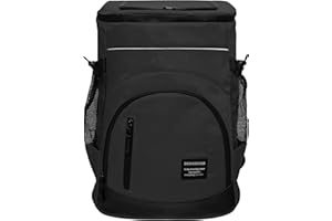 Outplea Mochila Nevera de Acampada 30L, Bolsa Térmica Porta Alimentos con Forro Estanco, Nevera Portatil Tela Grande para Playa Camping Picnic Barbacoa