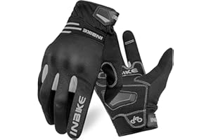 INBIKE Guanti da Moto Uomo Estivi ProtezioneTouchscreen per Corse in Motocicletta per Bici Arrampicata Ciclismo e Altri Sport All'aperto