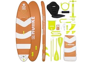 Stand Up Paddling Board Hochwertigem Zubehör - HUIIKE | Sup Board Aufblasbar, Stand Up Paddle mit Großer Stabilität | Stand-Up Paddling | Standup Paddleboard Aufblasbar Set