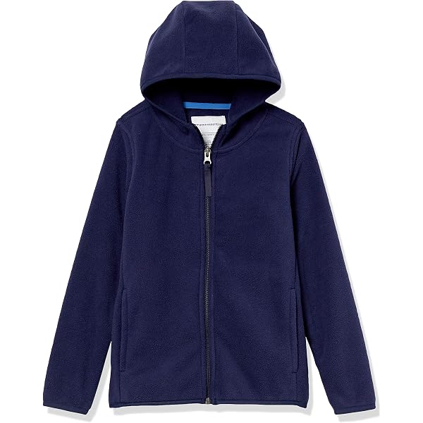 Veste Polaire Enfant Mukua Perth - Taille 12/14 | Bleu Marine | Chaude Et Douce, Col Montant - 3