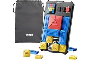 GiiKER Super Slide Puzzle - oryginalna gra myśleniowa z ponad 500 wyzwaniami, zabawka dla dzieci i nastolatków, gry podróżne, prezenty urodzinowe, aktywności na wycieczki