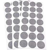 Feltrini Autoadesivi Adsamm - 108 Pezzi, Nero, Ø10mm, Spessore 1.5mm, Per Mobili E Oggetti - Foto 5