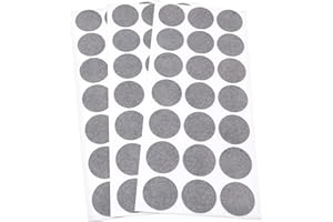 Adsamm® / 63 x almohadillas de fieltro / Ø 30 mm / gris / redondo / Protectores de suelo para patas de mueble / auto-adhesivos / con grosor de 1,5 mm de la máxima calidad