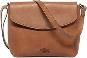 SID & VAIN Torba na ramię Elysa z naturalnej skóry premium I torebka na ramię dla kobiet I torba na ramię beżowa ręcznie wykonana, Hell-braun, M, torba z uszami