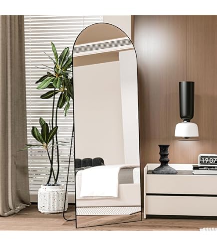 Antok Ganzkörperspiegel 190x85cm - Standspiegel Mit Aluminium Rahmen & Bruchsicherem Glas