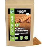 Cannella di Ceylon biologica (250g), cannella in polvere da coltivazione biologica, senza glutine, senza lattosio, testata in