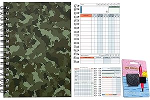 FABULOUS PLANNING Journal d'entraînement – XL et XS – Journal de gym, fitness et entraînement – Définissez des objectifs, 1 000 exercices, Premium Diary. (XS (A6), camouflage vert)