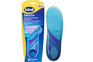 DR. SCHOLL'S Scholl GelActiv Solette per Scarpe Eleganti dal Design Sottile per Uso Quotidiano con Tecnologia GelWave Ammortizzante, Comfort ''Easy Fit'', Senza Sentire Calzature Strette, Taglia 35.5-40.5