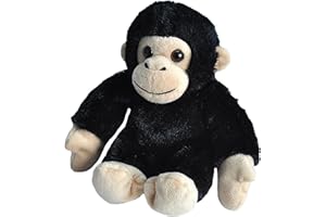 Wild Republic 16248, Chimp Baby Hug'ems Plusz, przytulanka miękka zabawka, prezenty dla dzieci, 18 cm