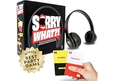 Sorry What - Hilarious Terrible Lip Reading Adult Card Game - Based On The Headphone Challenge TikTok Trend - 2+ Players 40,0