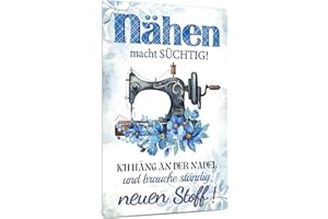 Putuo Decor nähzubehör Metallschild, lustige Wanddekoration, 20 x 30 cm Aluminium Metall Zeichen