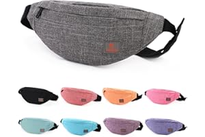 Tinyat Sac Banane Ville Travel Fanny Pack Ceinture Sac de Taille Sling Pocket Super léger pour Voyage Bum Bag T201
